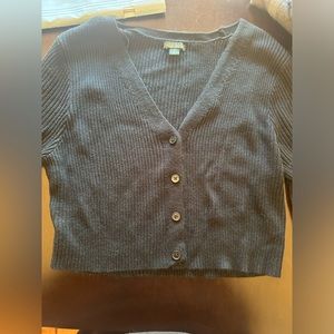 SLIGHTLY WORN WILD FABLE CROPPED SWEATER